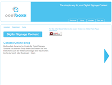 Tablet Screenshot of contboxx.com